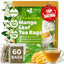 Mango Leaf, Whole Dried Leaves, Tea Bags, Powder, 100% Natural & Pure from Mango Leaves. Mango Dried Leaves. Loose Leaf Mango Herbal Tea. Mango Leaf Tea. No Sugar, No Caffeine, No Gluten, Vegan.