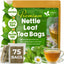 Premium Nettle Leaf Tea Bags, 100% Natural & Pure, Stinging Nettle Leaf Tea, Nettle Leaf Tea, Burn Nettle, Stinging Nettle, Nettle Tea, Stinger Tea, No Sugar/Caffeine & Gluten, Vegan