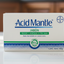 Box of Acid Mantle soap with branding on a white background