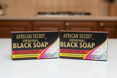 African secret original black soap extra sensitive 115gr