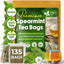 Spearmint Tea Bags, 100% Natural & Pure Spearmint Leaves. Loose Leaf Spearmint Herbal Tea. Spearmint Leaf Tea. No Sugar, No Caffeine, No Gluten, Vegan.