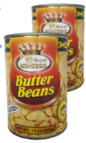 ROYAL MONTEGO BUTTER BEANS 14OZ/2PK