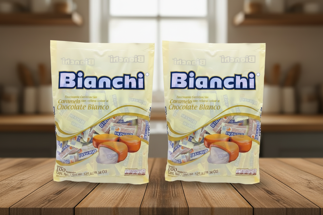 Bianchi Caramelos chocolate blanco 100 pack