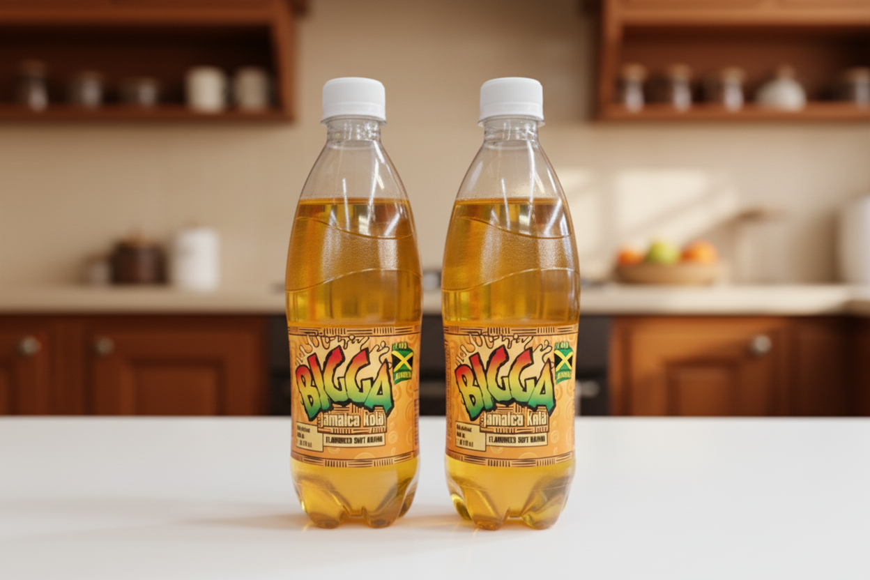 Bigga Jamaica Kola Flavored Soft Drink 20 oz