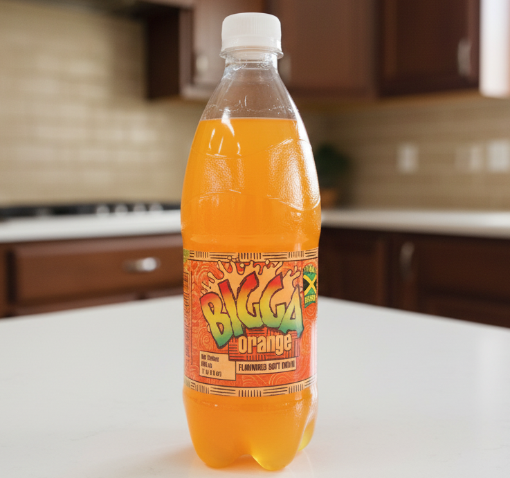 Bigga Orange Flavoured Soft Drink 20 oz