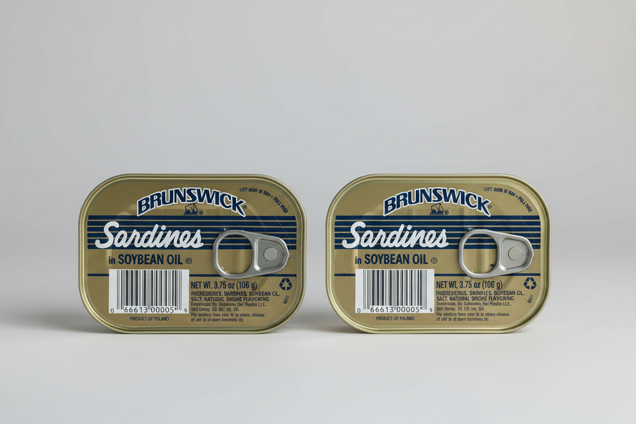 Brunswick Sardines In Soybean oil 3.75oz/6pk