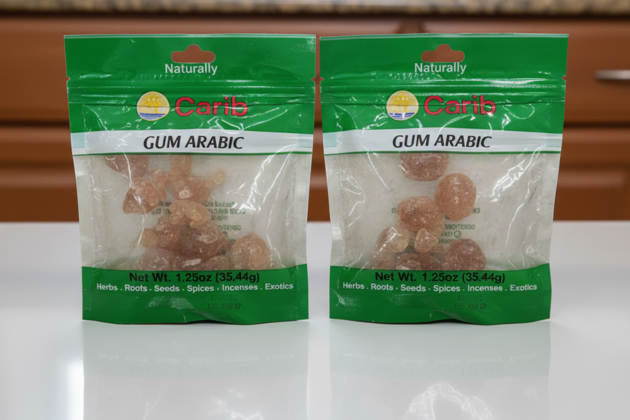 Carib Arabic Gum in Cello 1.25 oz