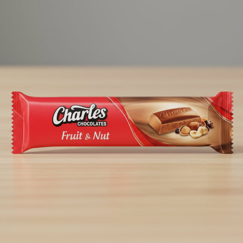 Charles Fruit & Nut chocolate bar