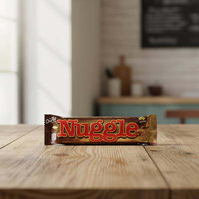 Nugget chocolate bar packaging on a white background