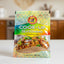 Cook-up seasoning packet with colorful label on a white background