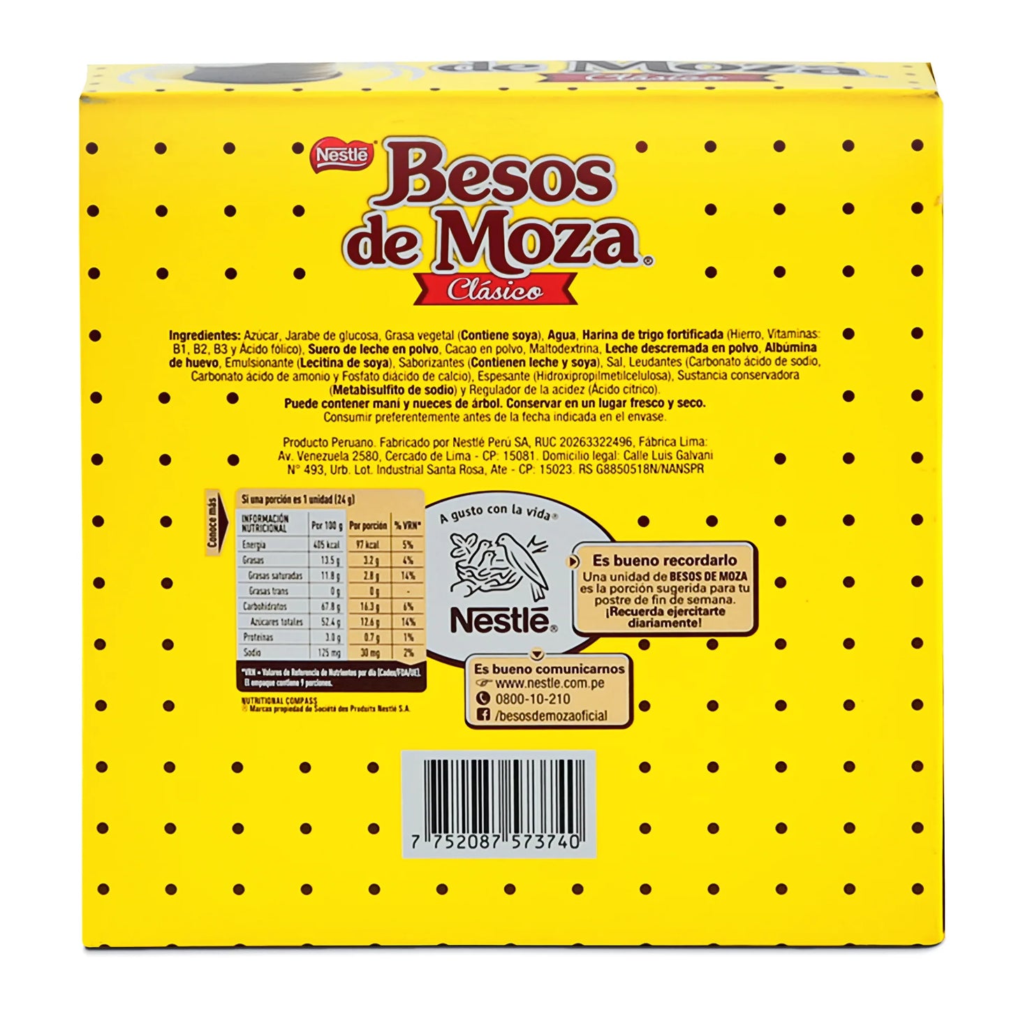Besos de moza 9CT box
