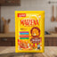 Maizena Creci Nutre packaging with a lion character on a yellow background