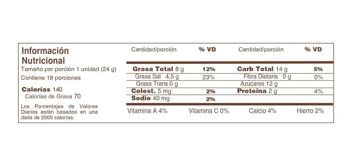 JET Chocolatina Cruji Blanca 18 ct