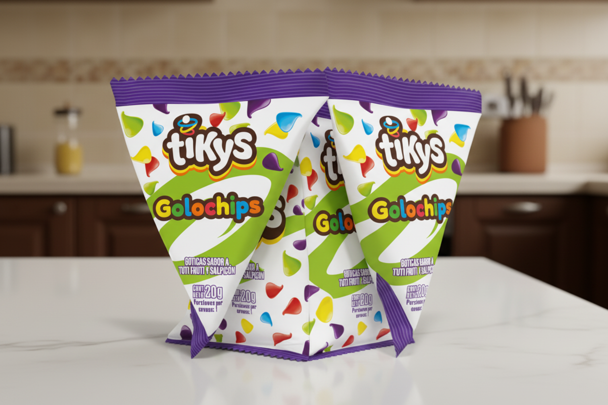 Dulce Tikis Golochips 20gr