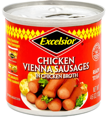 EXCELSIOR HOT VIENNA SAUSAGE 4.8 OZ