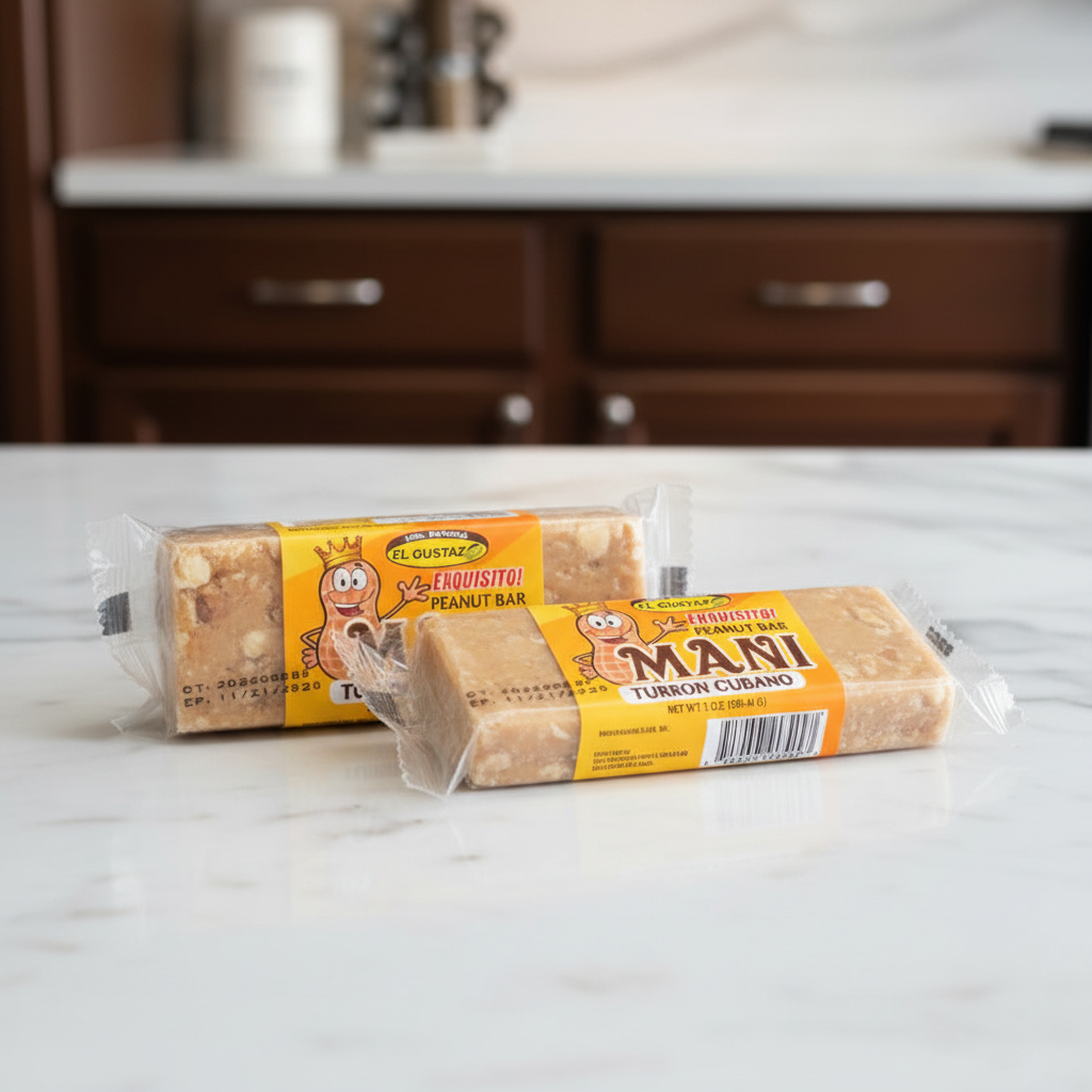 El Gustazo Peanut Bar Turron Cubano 7oz