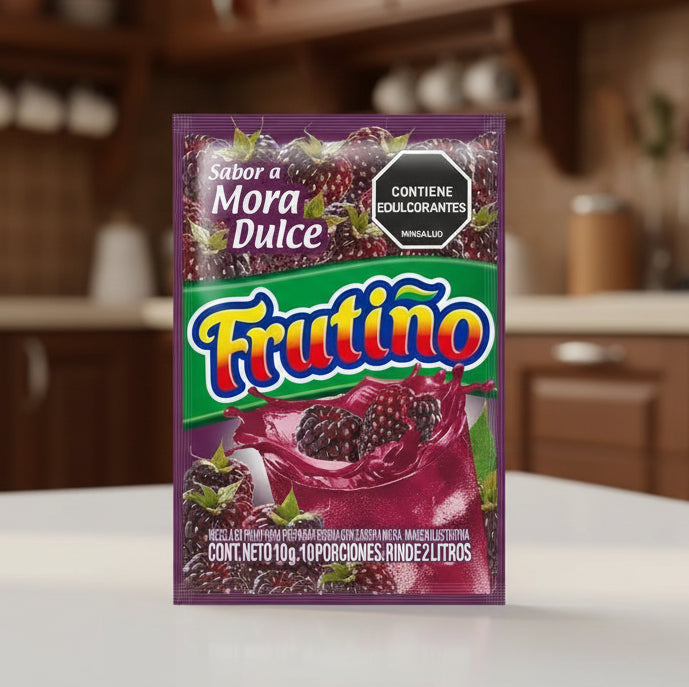 Frutiño Mezcla Polvo Bebida Mora 18gr