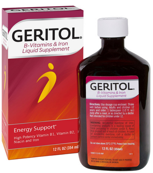 GERITOL B-VITAMINS 12 OZ