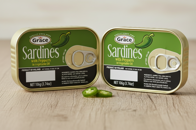 Grace sardines w/pepper 3.74OZ/4PK
