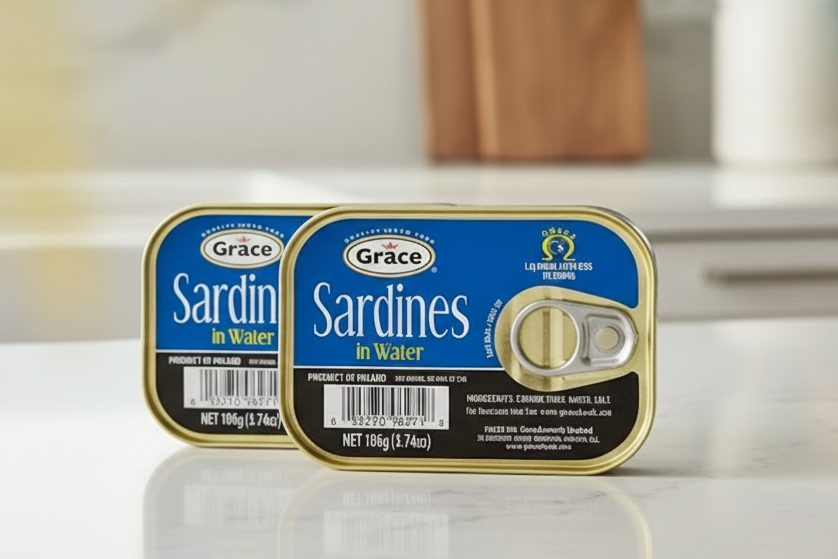 Grace sardines water 3.74OZ/4PK