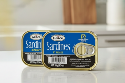 Grace sardines water 3.74OZ/4PK