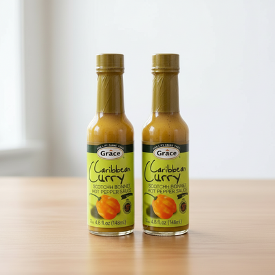 Grace Carubbean Curry Scotch Bonnet Hot Pepper 4.8oz