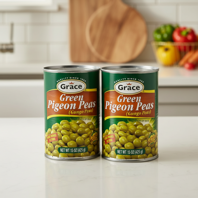 Grace Green Pigeon Peas 15 oz