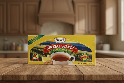 Grace Herbal Tea, Ginger Lemon, Bags 1.1 oz
