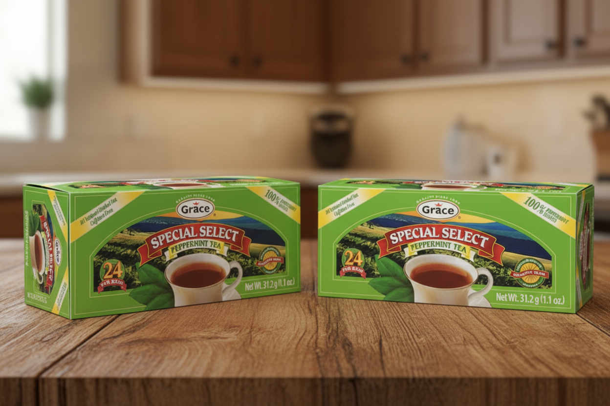 Grace Tea, Peppermint, Tea Bags 1.1 oz