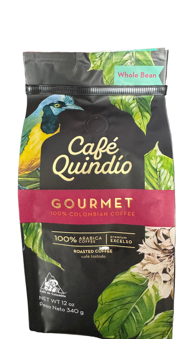 CAFE QUINDIO GOURMET WHOLE BEAN 340gr