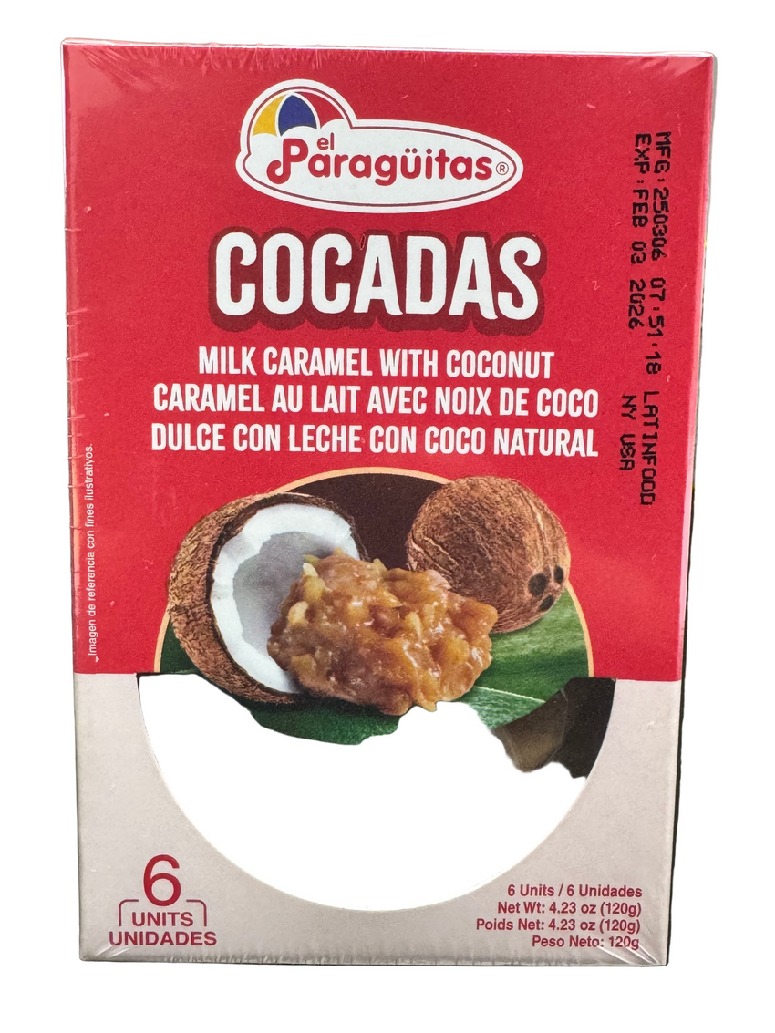 PARAGUITAS COCADAS 6CT