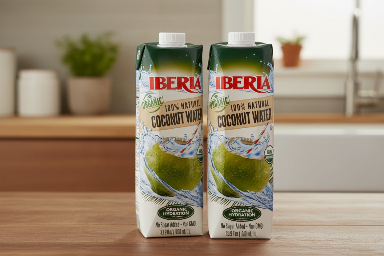 Iberia Organic Coconut Water 1Lt 100%