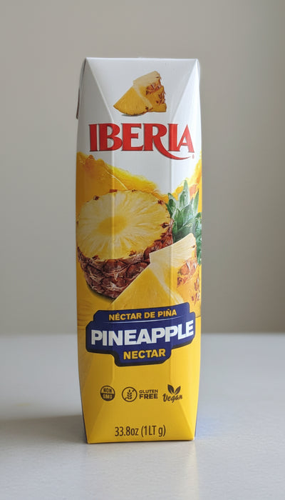 Box of Libera pineapple nectar with a visible brand logo.