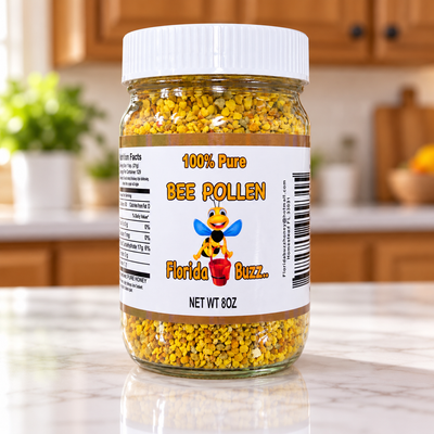 100% Bee pollen Florida Buzz 8oz