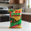 Packaged noodles with 'mam' branding on a store shelf.