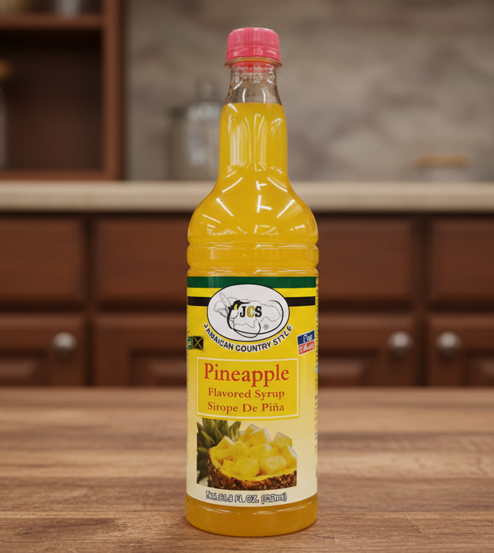 JCS Pineapple Flavored Syrup 25.5 oz