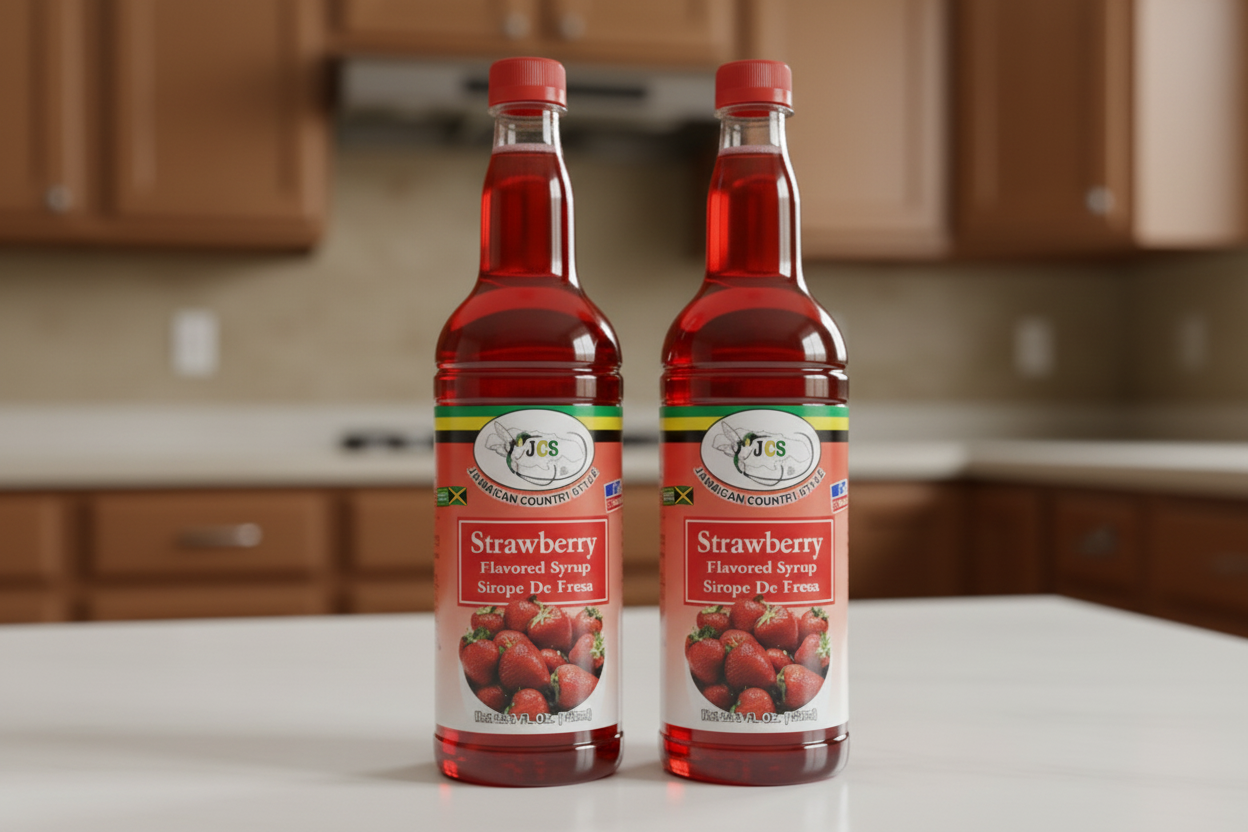JCS Strawberry Syrup 25.5oz