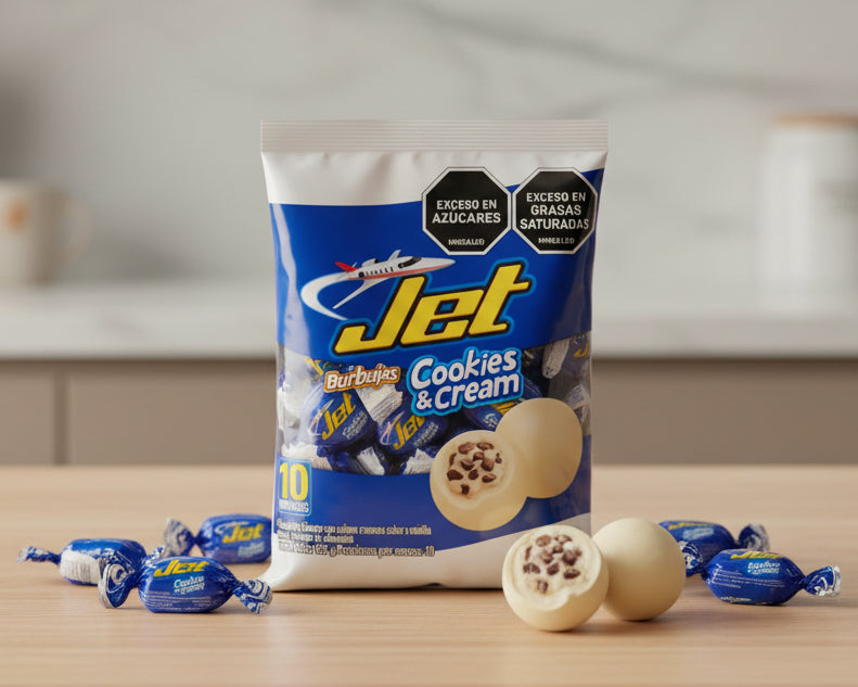 Jet Burbujas Cookies & Cream 
