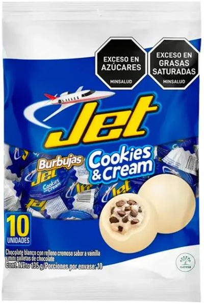 Jet Burbujas Cookies & Cream 