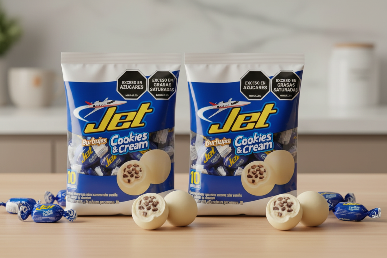 Jet Cookies & Cream Burbujas 10ct