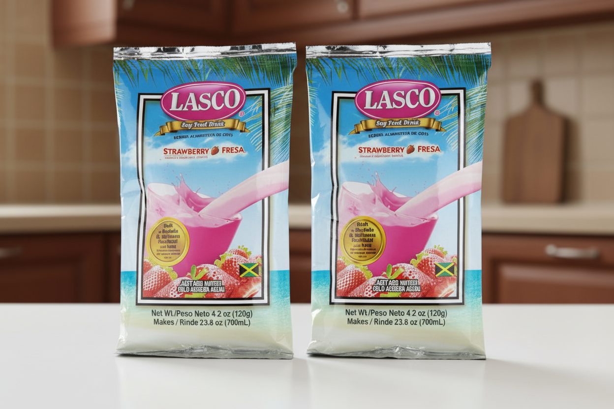 Lasco Strawberry Soy Food Drink 4.2oz