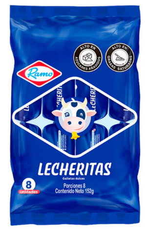 LECHERITAS GALLETAS RAMO 8PK