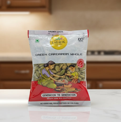 Packaged product on a reflective surface