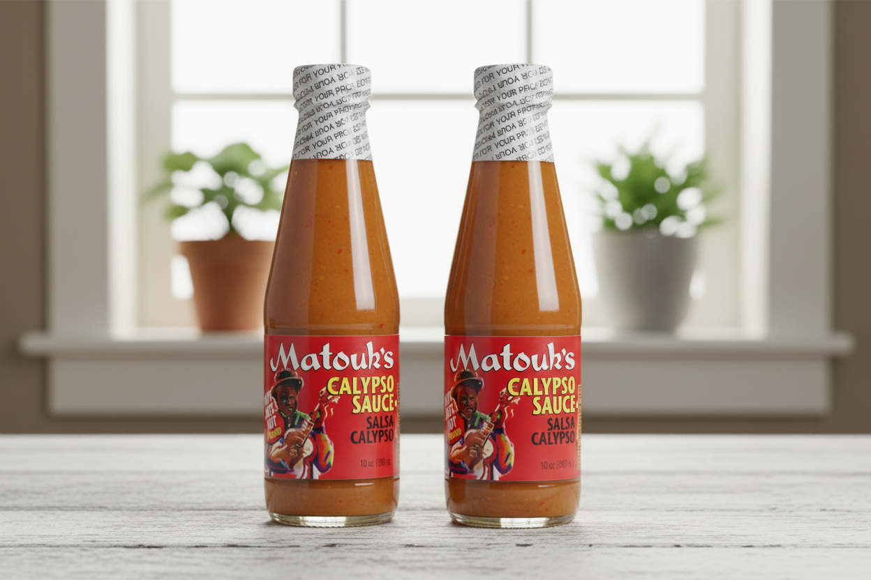 Matouk's Calypso Sauce, Hot Picante, Salsa Calypso 10 oz