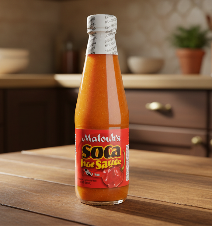 Matouk's Soca Hot Sauce 10 oz