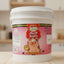 Large container of Royal Montego Pork Tails on a shelf with a price tag.
