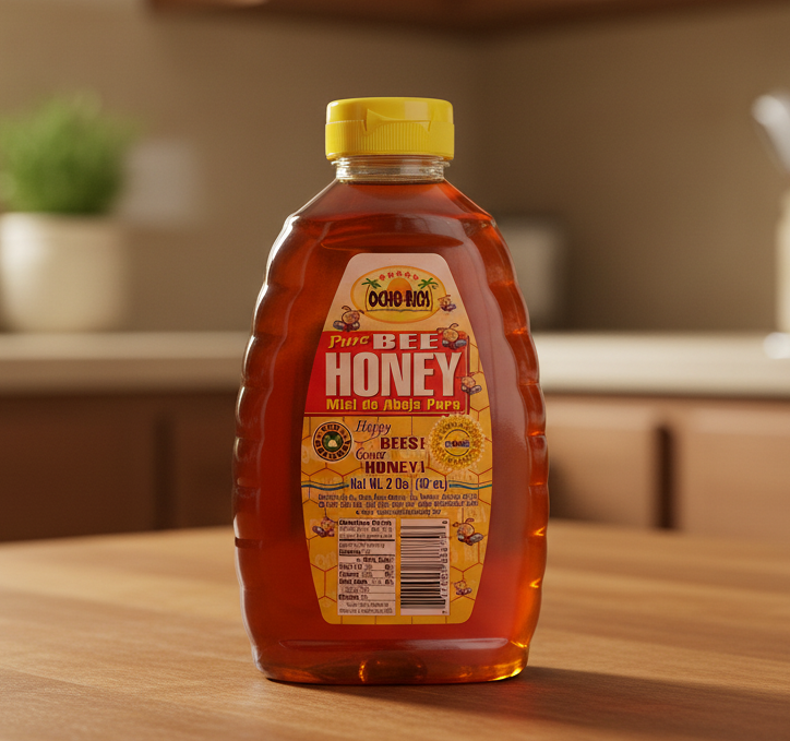 Ocho Rios Honey, Pure Bee 16 oz