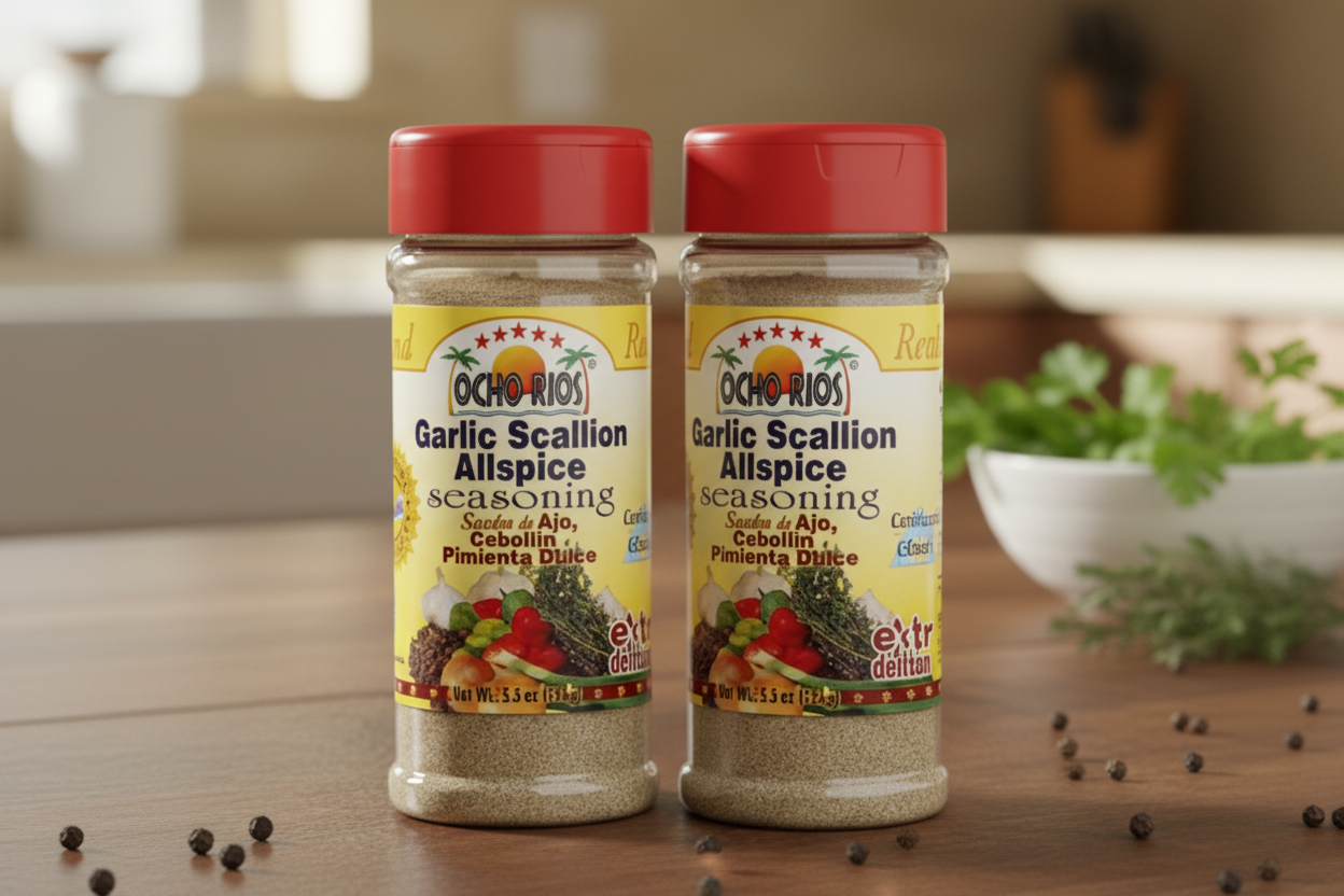Ocho Rios Seasoning, Garlic Scallion Allspice 5.5 oz