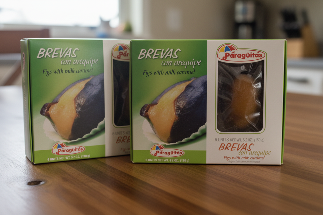 Paraguitas Brevas con Arequipe 6ct - Figs with caramel