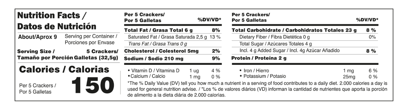 Ducales crackers 10.37 oz